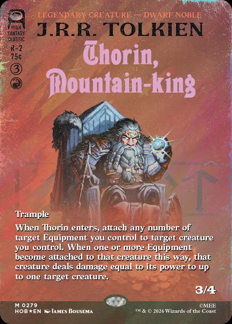 A card from The Hobbit set