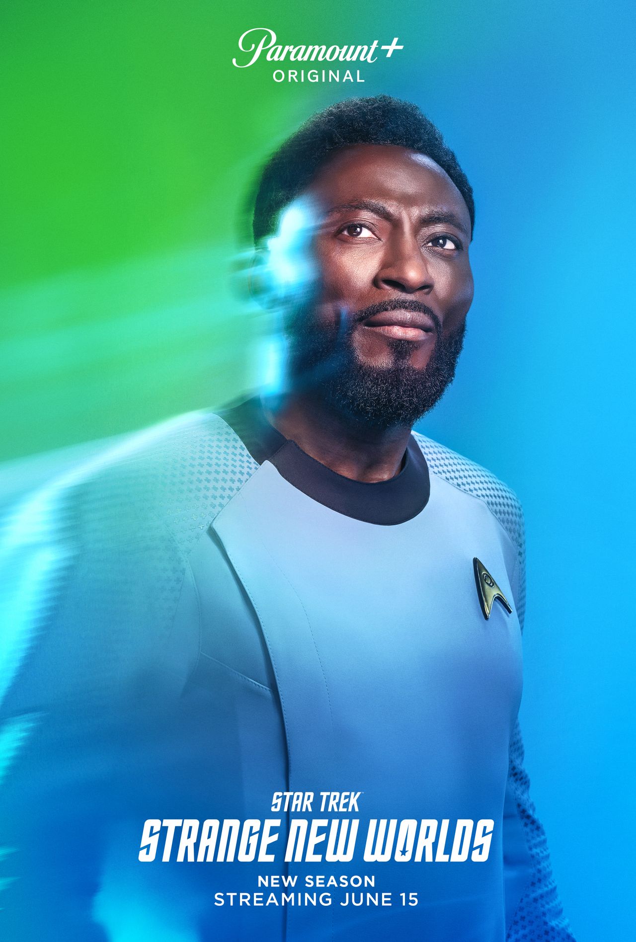 Babs Olusanmokun in Star Trek: Strange New Worlds season 2 promo image