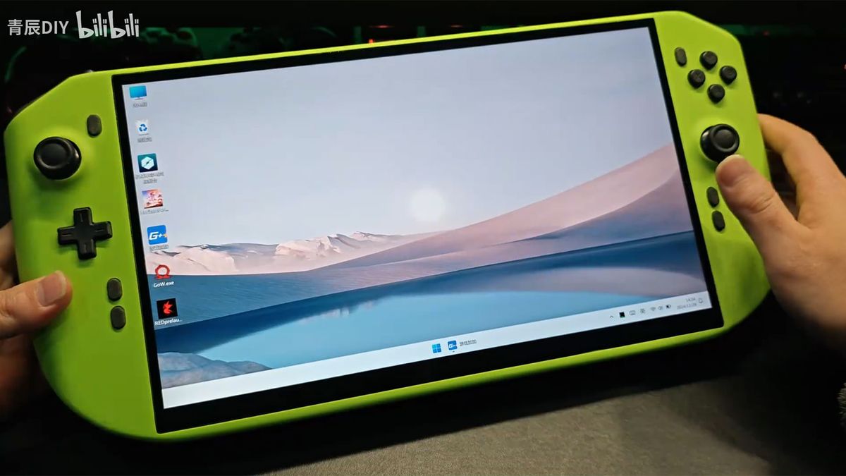 Modder builds gaming handheld powered by an RTX 4090 laptop GPU and Intel i9-14900HX — system sports 12.5-inch 4K display, 175W mobile GPU