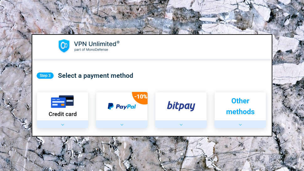 VPN Unlimited Payment Methods
