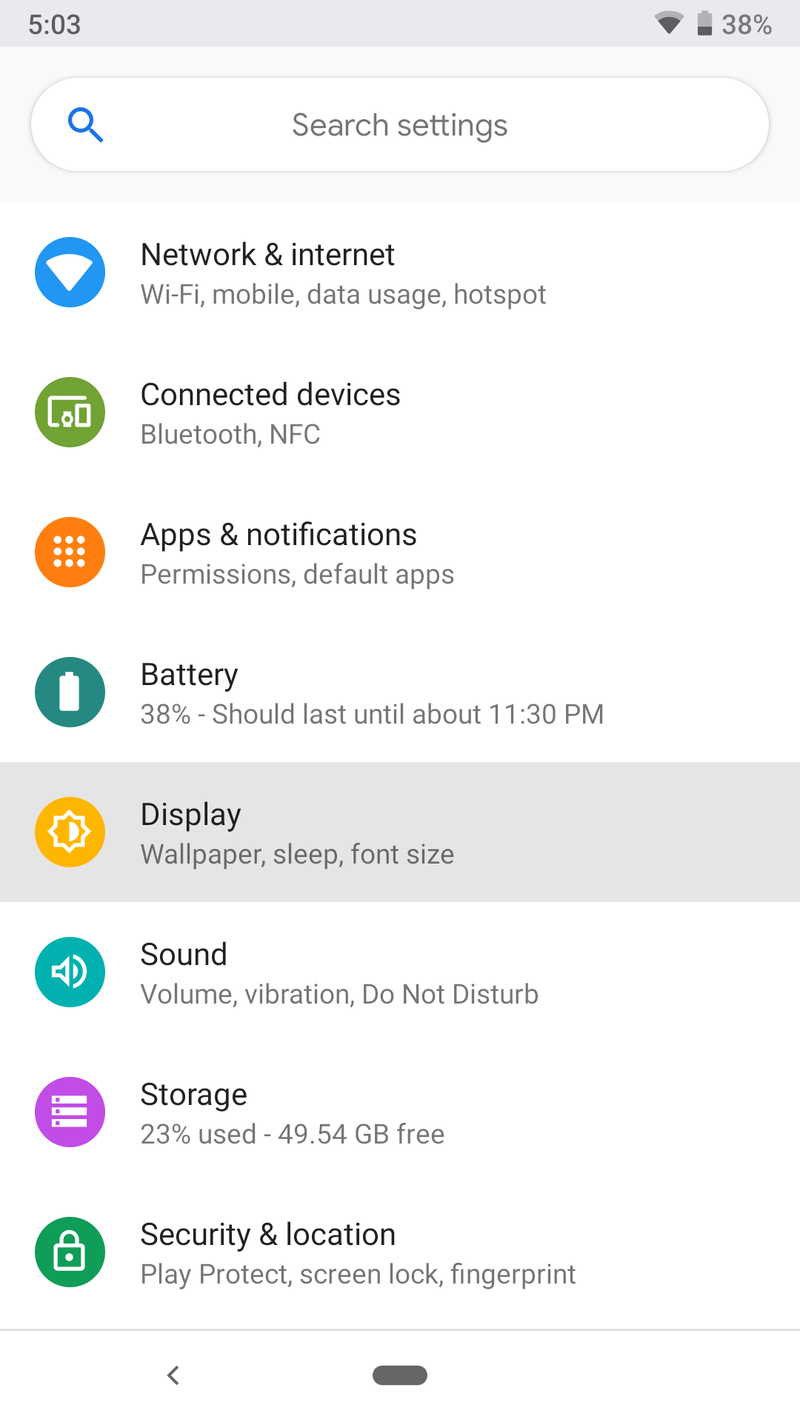 how to turn off black and white mode on android