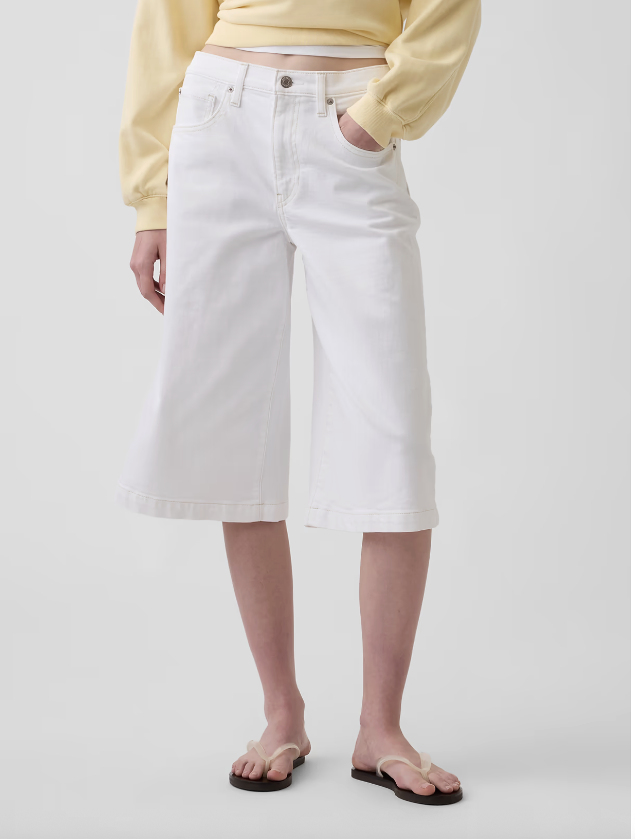 Gap, High Rise Culotte Jeans