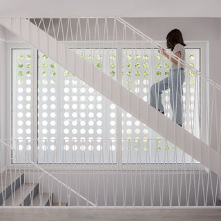 feature staircase at casa galgo by murado y elvira in spain