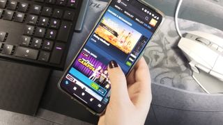 Steam mobile app on a Oneplus android mobile device.