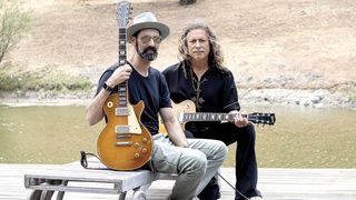 Kirk Hammett and Cesar Gueikian