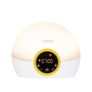 Lumie Bodyclock Rise 100 - Alarm Clock Simulates Sunrise & Sunset - Bedside Lamp With Customizable Light Intensity - Wake-Up Light, Night Light & Reading Light - With Warm Leds