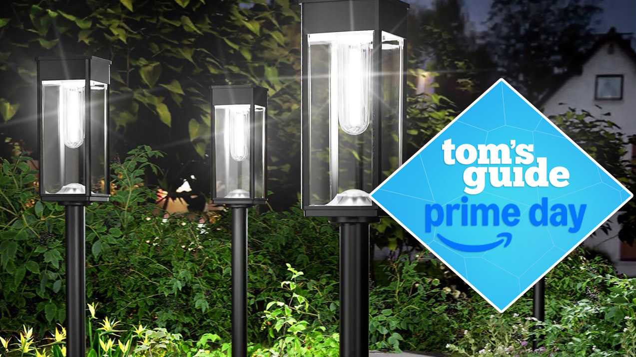 Super Bright Solar Pathway Lights Outdoor with badge