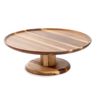 Better Homes & Gardens Acacia Wood Round Cake Stand