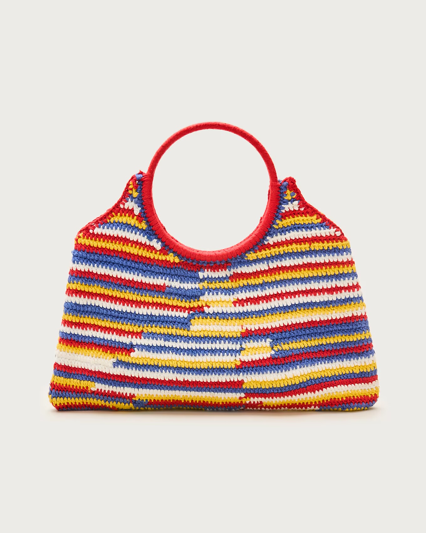 J.Crew, Handcrocheted Top-Handle Bag With Beads
