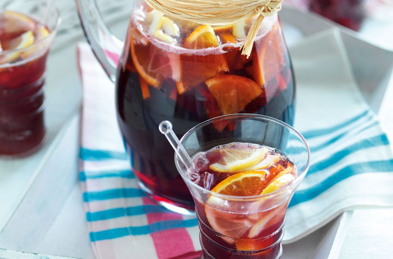 A jug of sangria