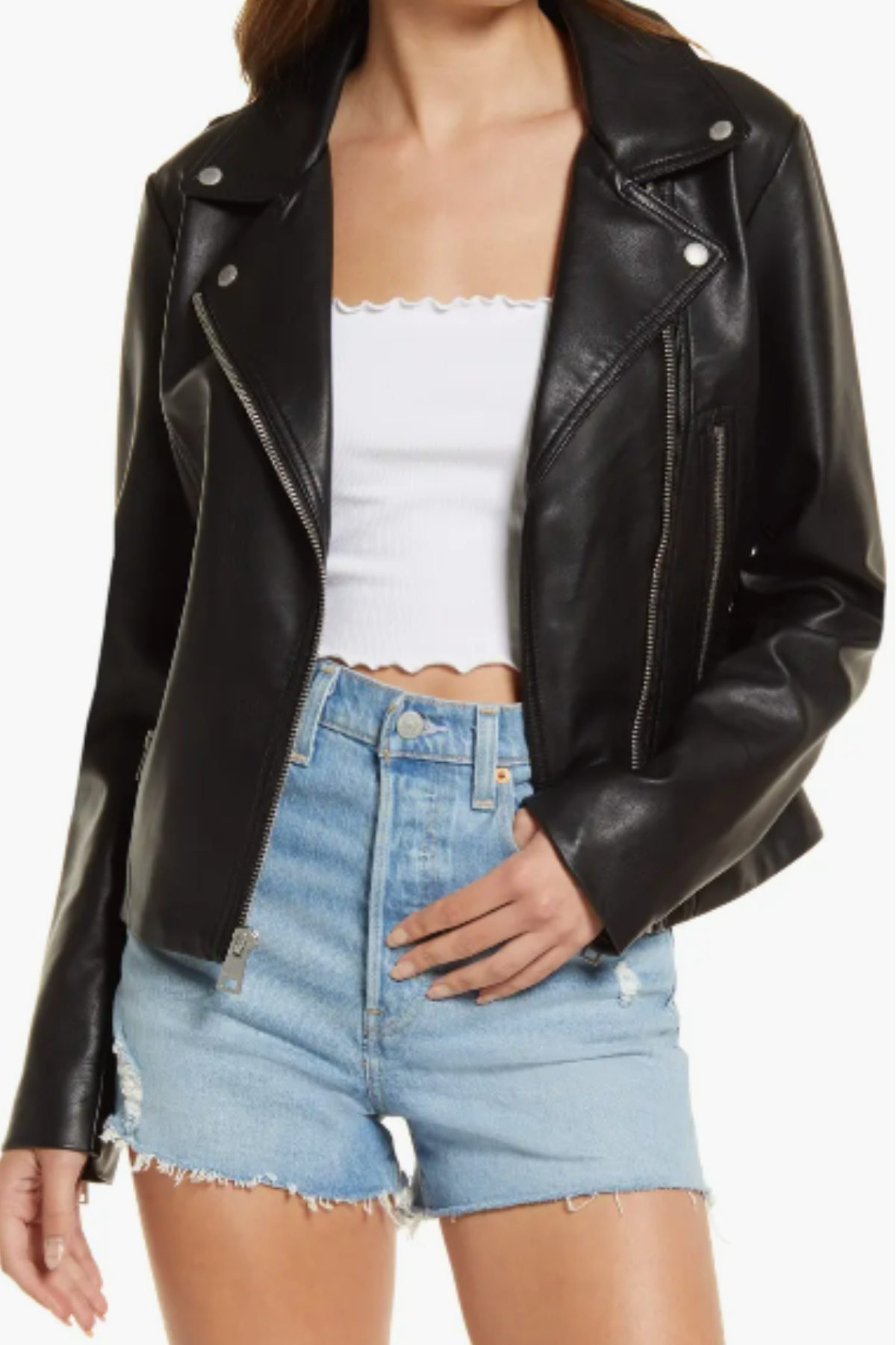 Levi's Faux Leather Moto Jacket 