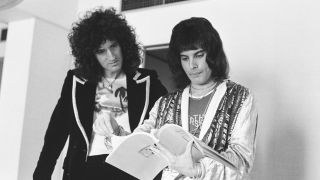 Brian May and Freddie Mercury of Queen