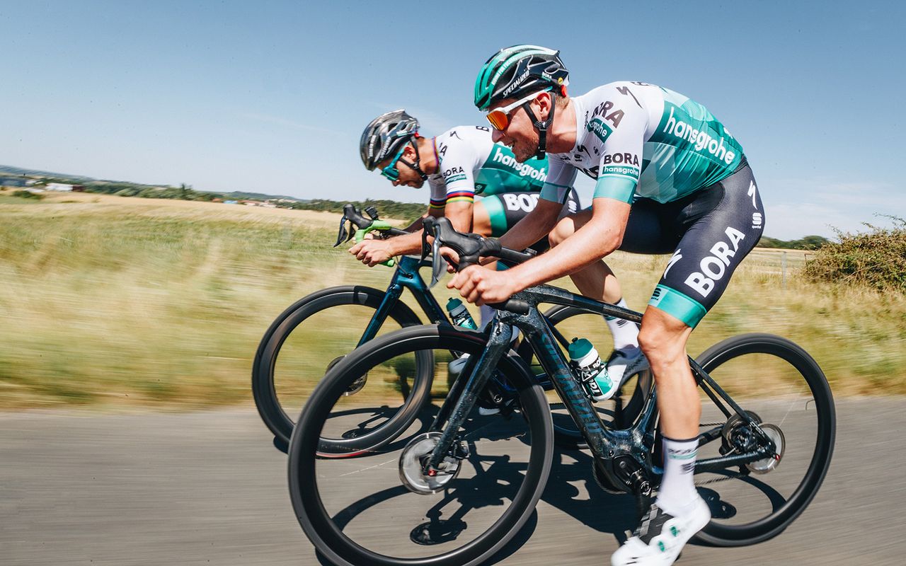 Peter Sagan and Emanuel Buchmann (Bora-hansgrohe)