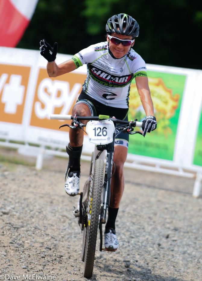 Pua Mata (Sho-Air Cannondale) takes the silver medal