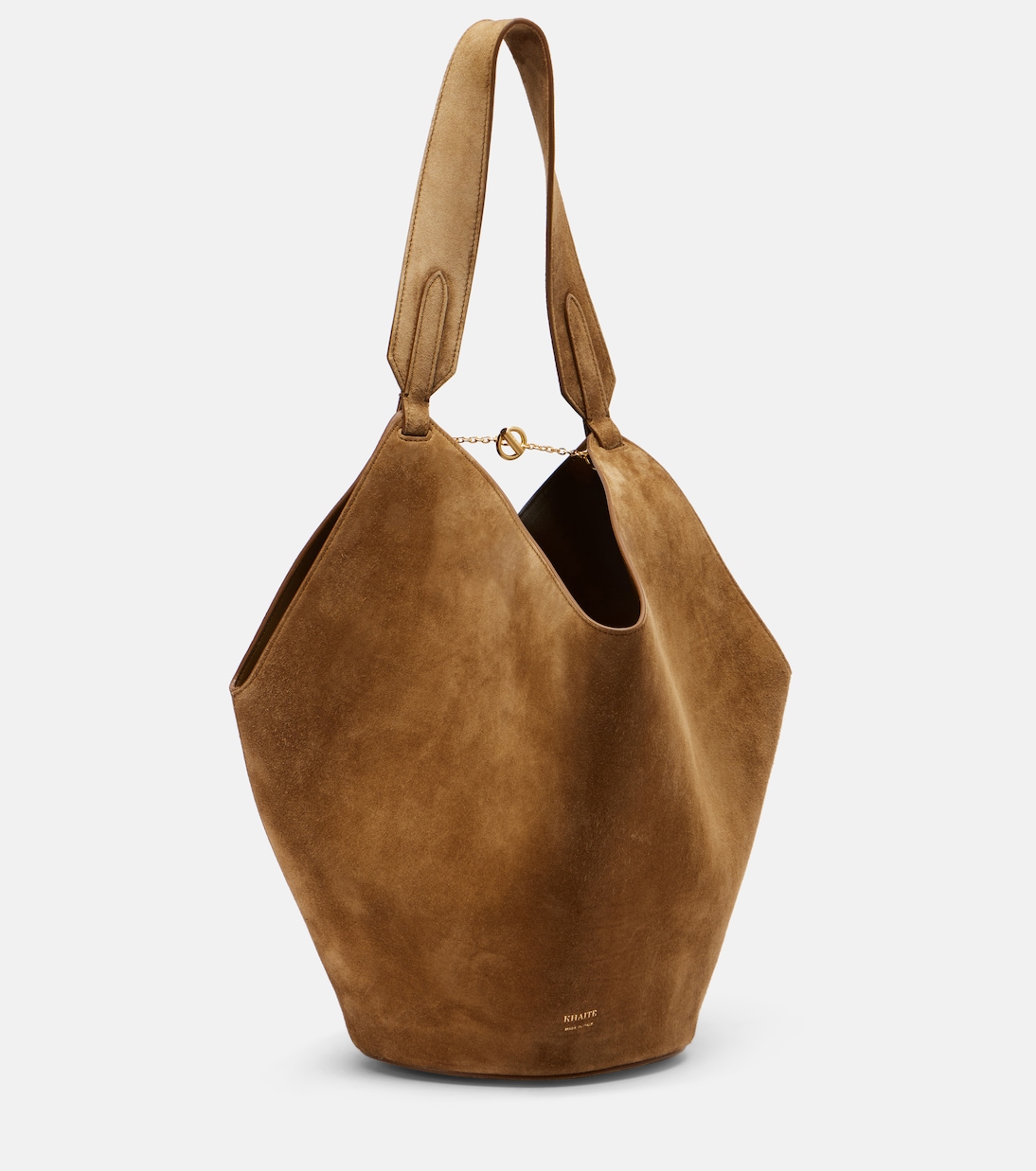 Lotus Small Suede Tote Bag