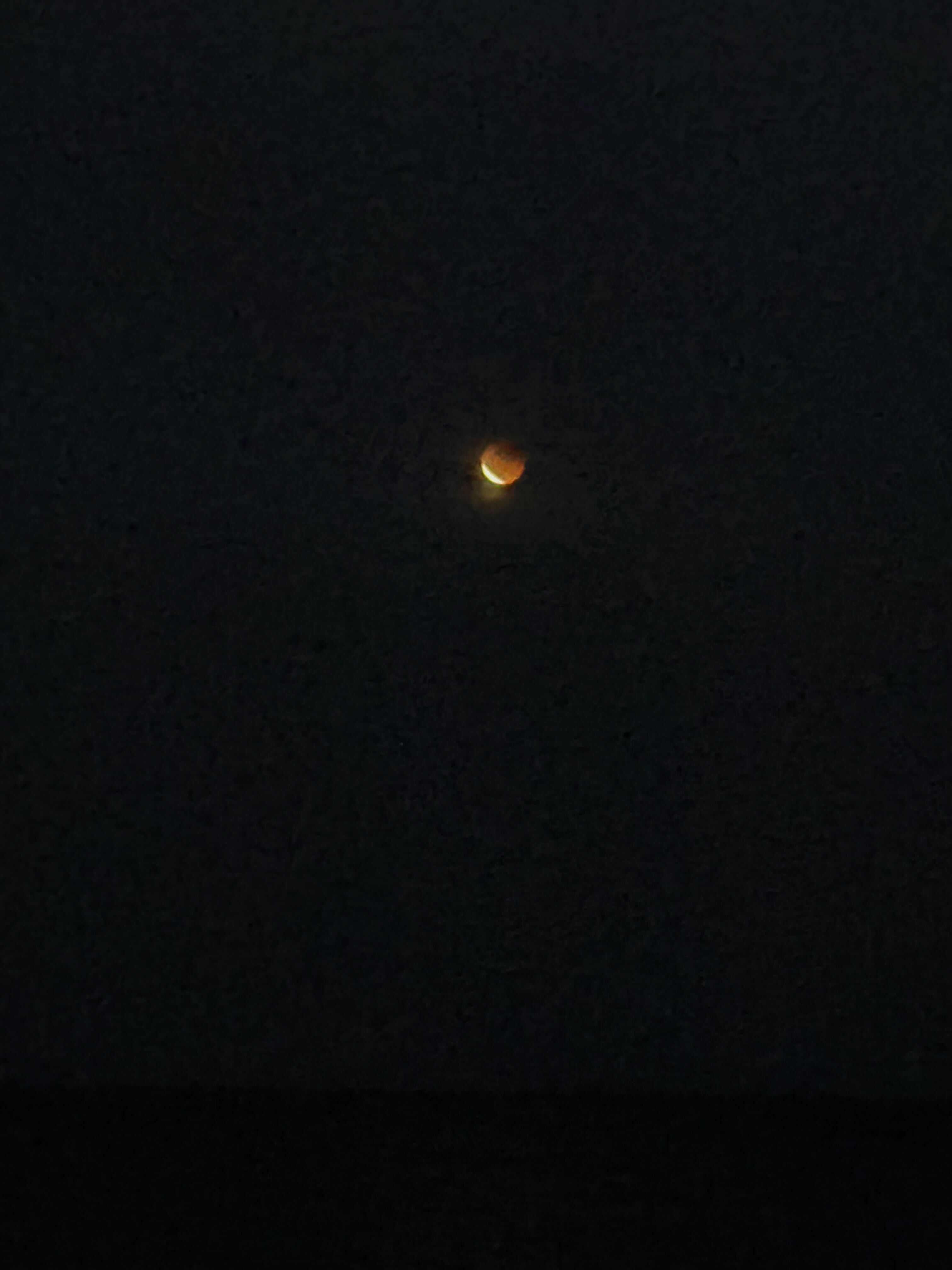 The Sept. 7 lunar eclipse as seen over Barcelona