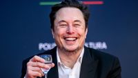 ROME, ITALY - DECEMBER 15: Elon Musk, chief executive officer of Tesla Inc and X (formerly Twitter) Ceo speaks at the Atreju political convention organized by Fratelli d'Italia (Brothers of Italy), on December 15, 2023 in Rome, Italy. Italian Prime Minister Giorgia Meloni's right-wing political party organised a four-day political festival in the Italian capital. 