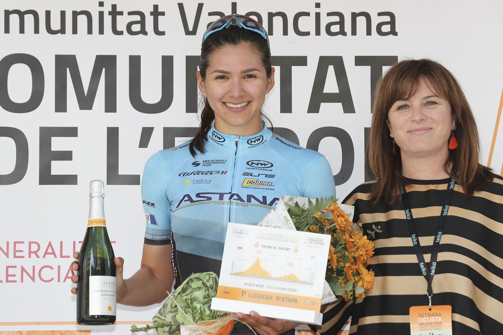 Cycling: Setmana Ciclista Valenciana / Setmana Ciclista Valenciana / 3 Stage / 3 Etapa / 
PODIUM / PODIO /
SALAZAR VAZQUEZ, Lizbeth Yareli (MEX) /
Valencia - Sagunto (94 Km) 21-02-2020/
Cycling: Setmana Ciclista Valenciana / Setmana Ciclista Valenciana / 2 Stage / 2 Etapa / 
Â©PHOTOGOMEZSPORT2020