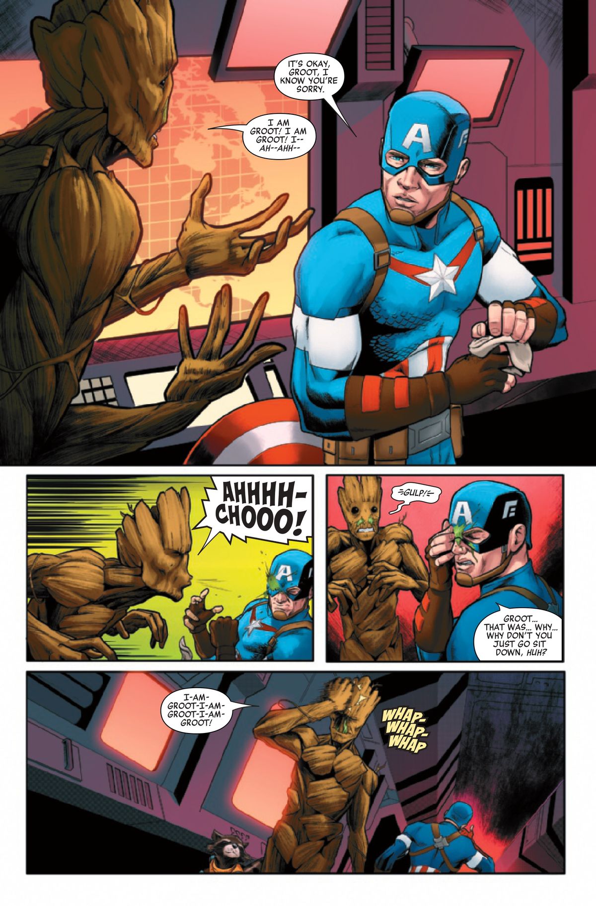 Pages from Marvel Zombies: Dawn of Decay #1.
