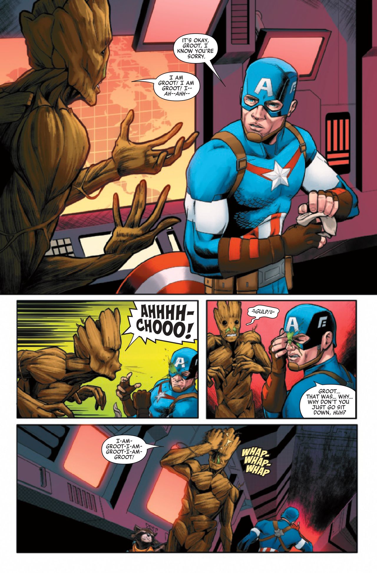 Pages from Marvel Zombies: Dawn of Decay #1.