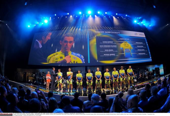 Tinkoff-Saxo show off its new kit