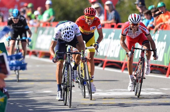 Valverde sprints to get second over Rodriguez