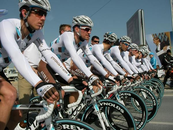 AG2R lines up and gets ready to roll