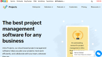 3. Zoho Projects | Premiumabonnemenst fra 5 euro i måneden