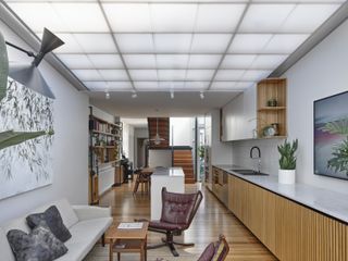 Interior of modern melbourne house and extension