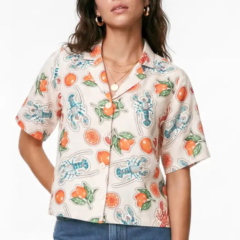 Lovedrobe , Lobster &amp;amp; Citrus Print Shirt