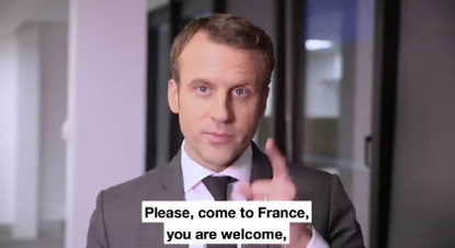 Emmanuel Macron invites American scientists to flee to France.