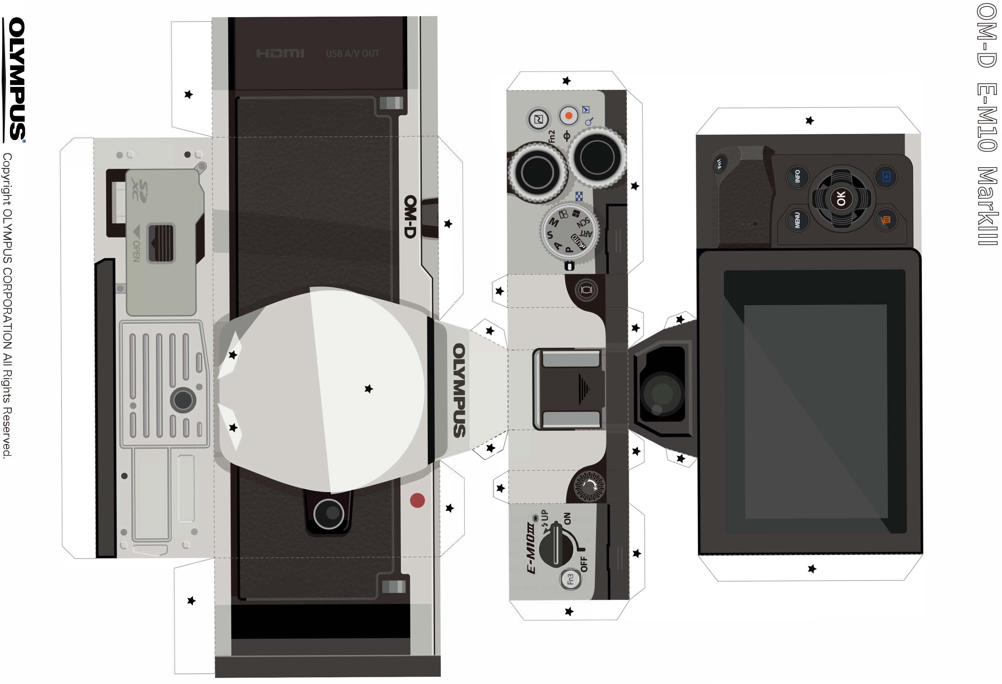 Make a life-size papercraft Olympus camera and lens | Digital Camera World