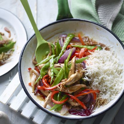 Body coach Joe Wicks Lean in 15 recipe Sweet and sour pork with rice