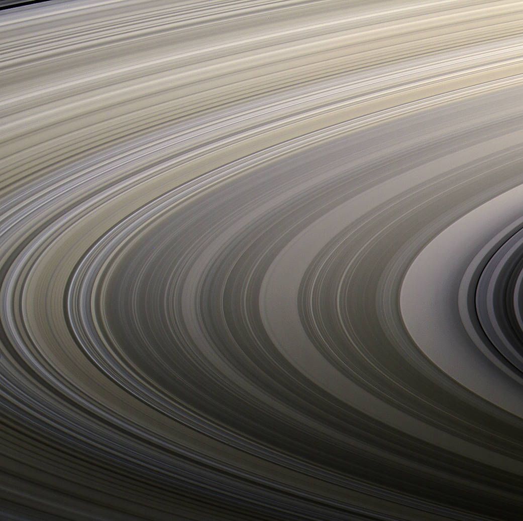 Saturns Multicolored Rings Dazzle In Photo By Cassini Spacecraft Space 0907