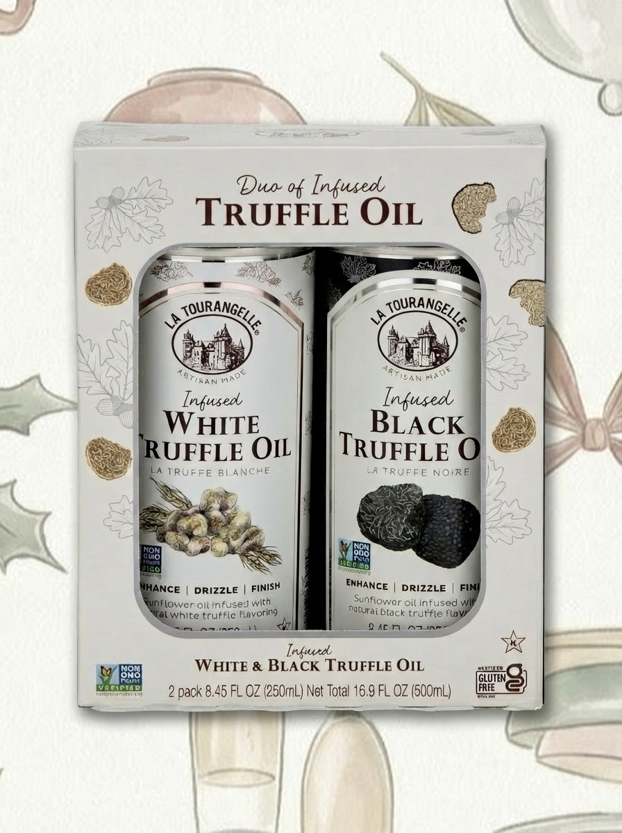 La Tourangelle, White Truffle Oil & Black Truffle Oil Set