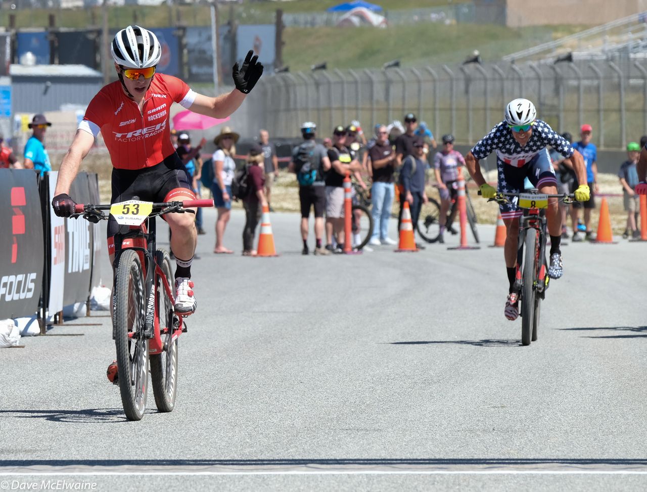 Anton Cooper (Trek) claimed second place