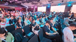 Audience for Samsung Unpacked July 2024 before it starts