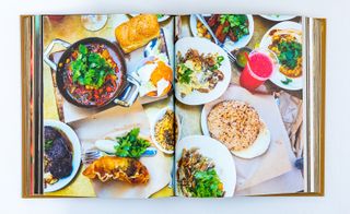 On the Hummus Route book spread