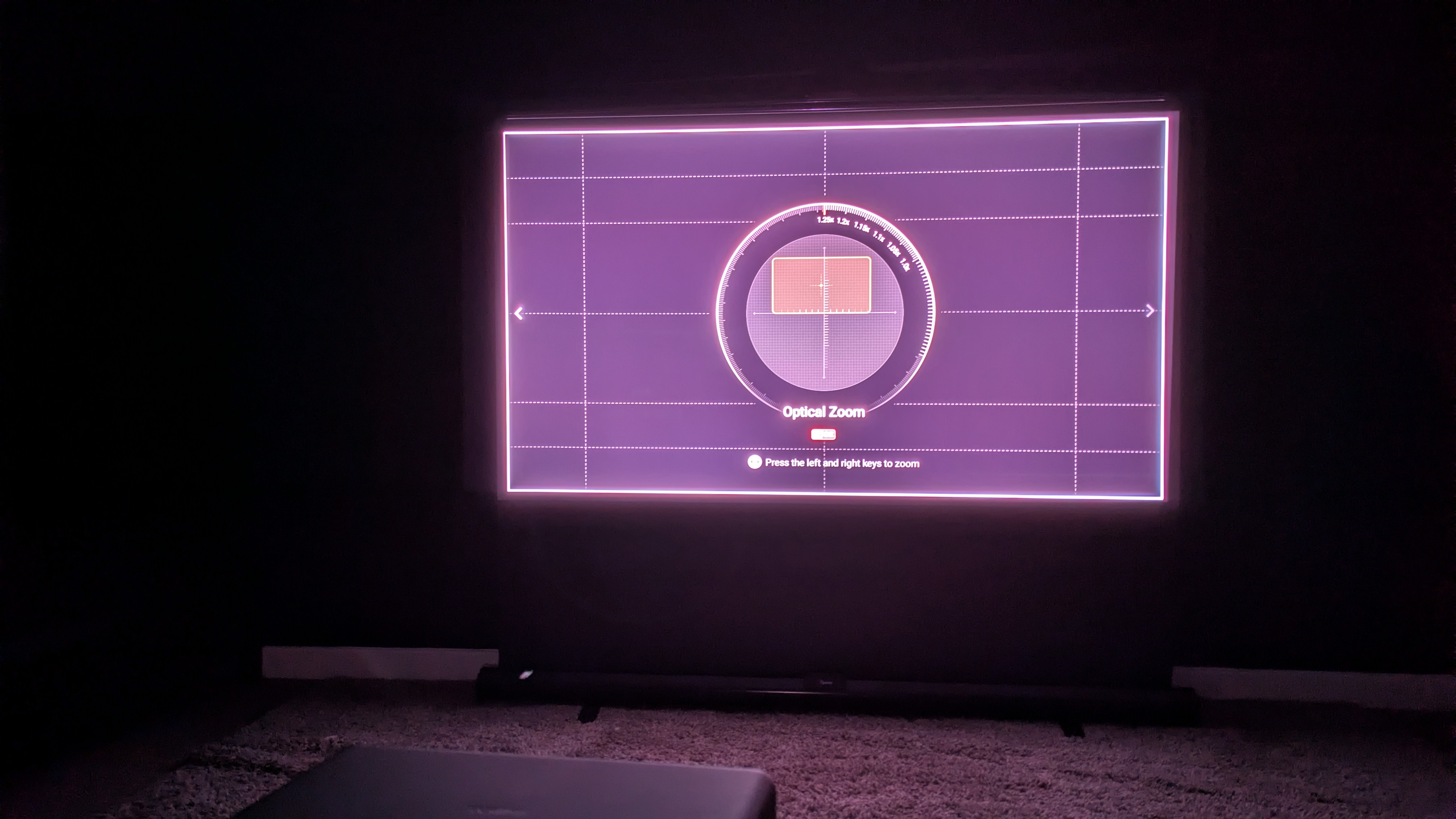 Xgimi Horizon 20 Max optical zoom