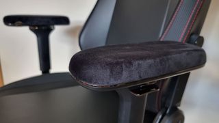 A shot of the Secretlab Plushcell armrests