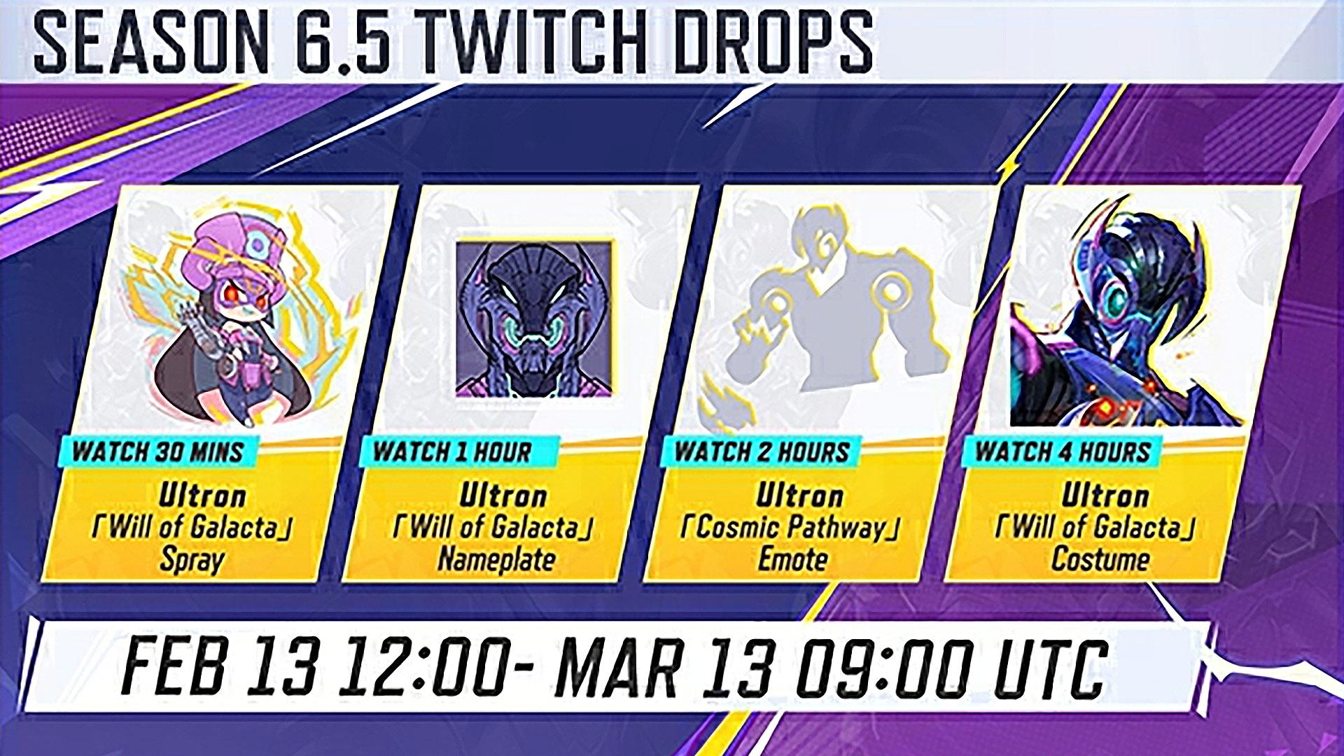 Marvel Rivals Twitch Drops for Season 6.5