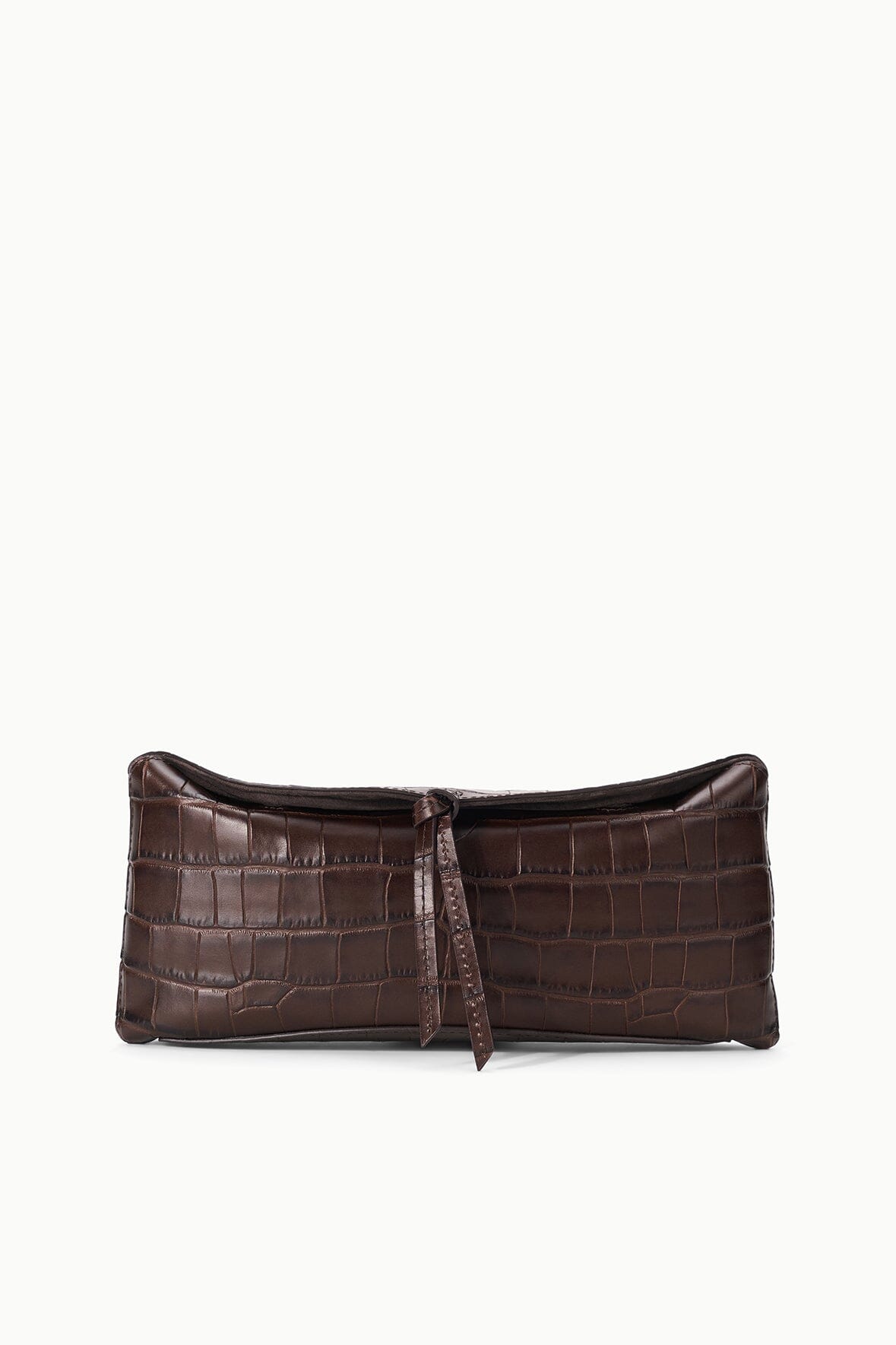 Eve Clutch | Espresso Croco - Espresso Croco