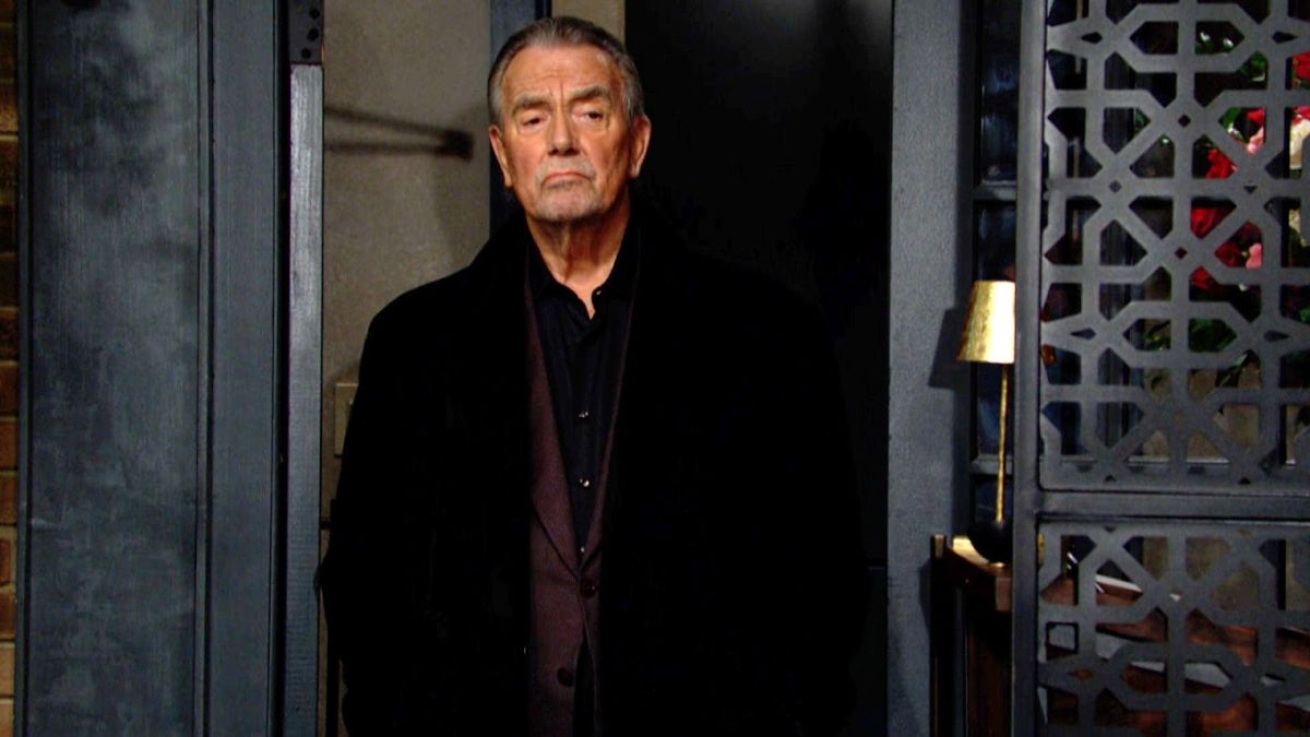 Eric Braeden as Victor standing in a doorway in The Young and the Restless