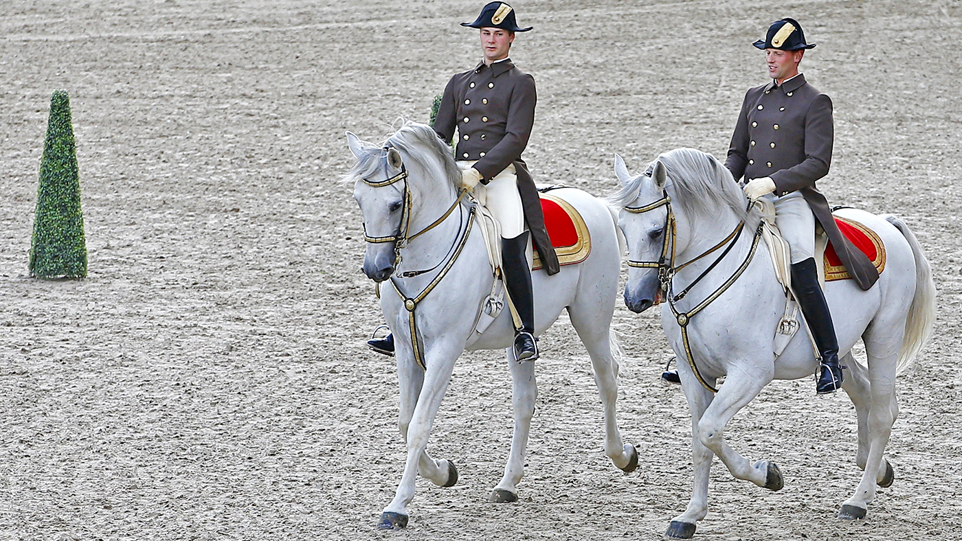 AUSTRIA-CULTURE-EQUESTRIAN-SPANISH-RIDING-SCHOOL