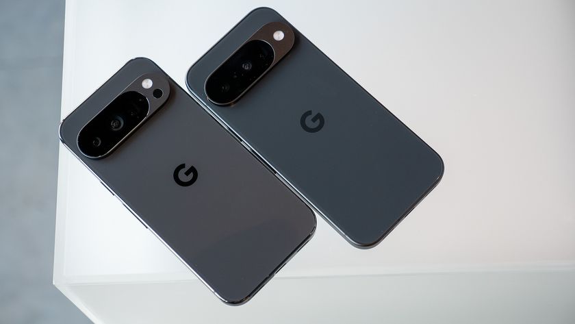 Comparing the obsidian colorsways of the Google Pixel 10 with the obsidian Google Pixel 10 Pro