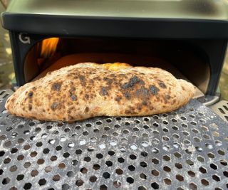 A calzone made in the Gozney Tread