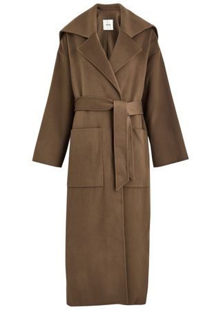 Ruta Belted Wool-Blend Coat