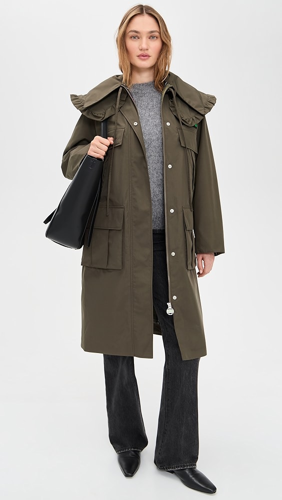 Barbour Barbour X Ganni Waterproof Parka Jacket