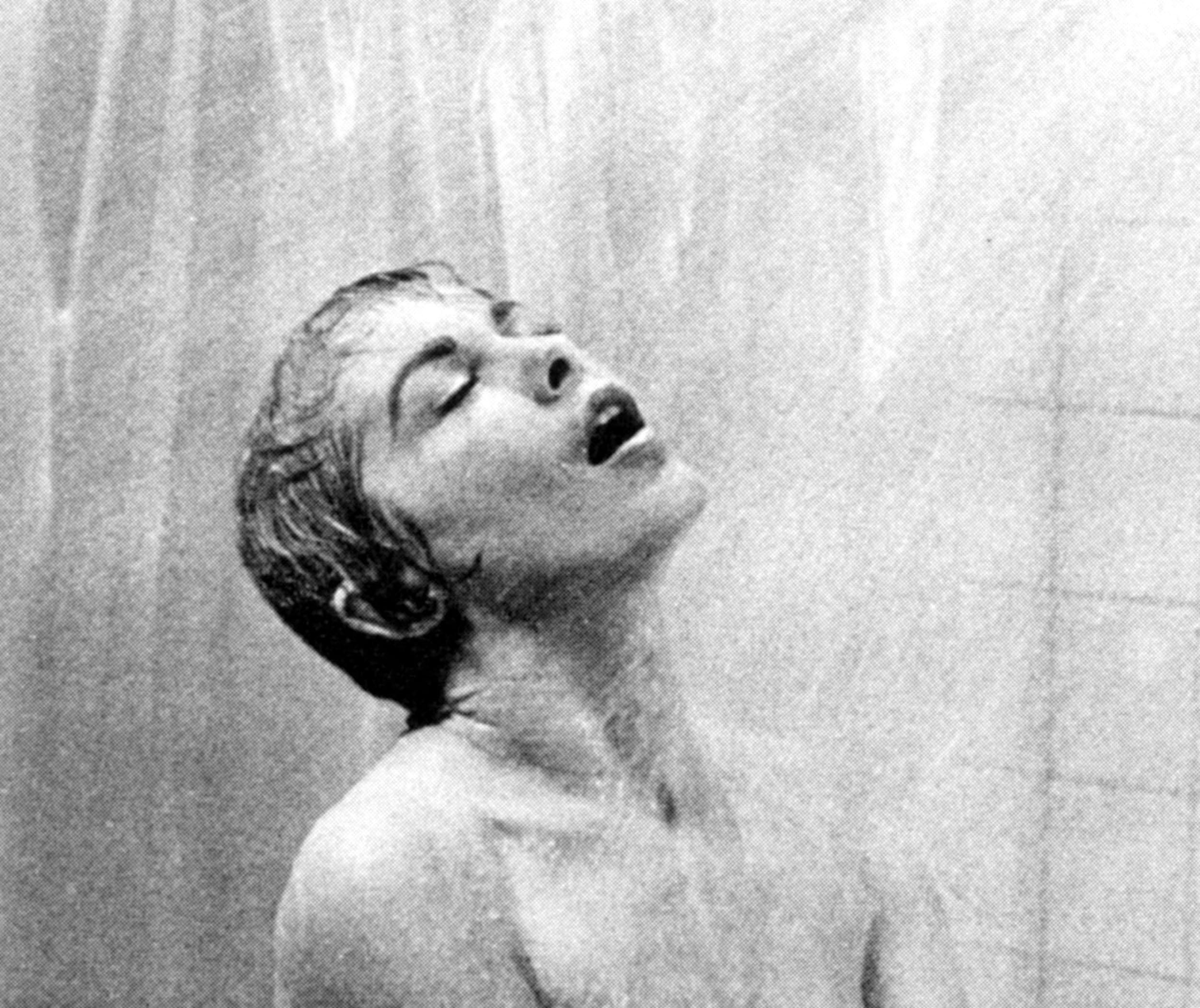 Janet Leigh in the shower in Psycho