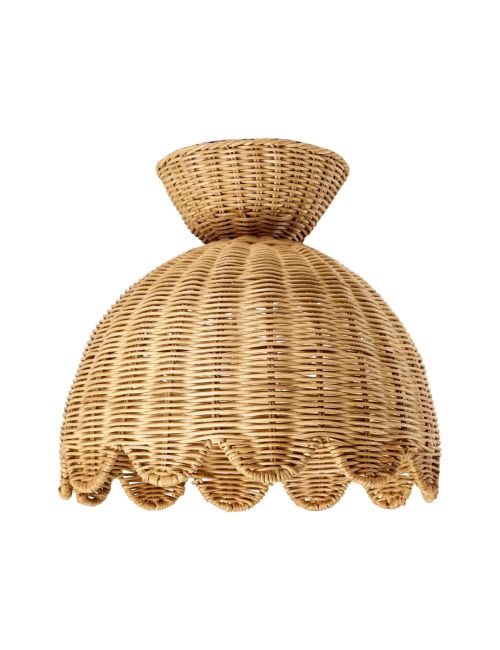 Woven Flush Mount Ceiling Light